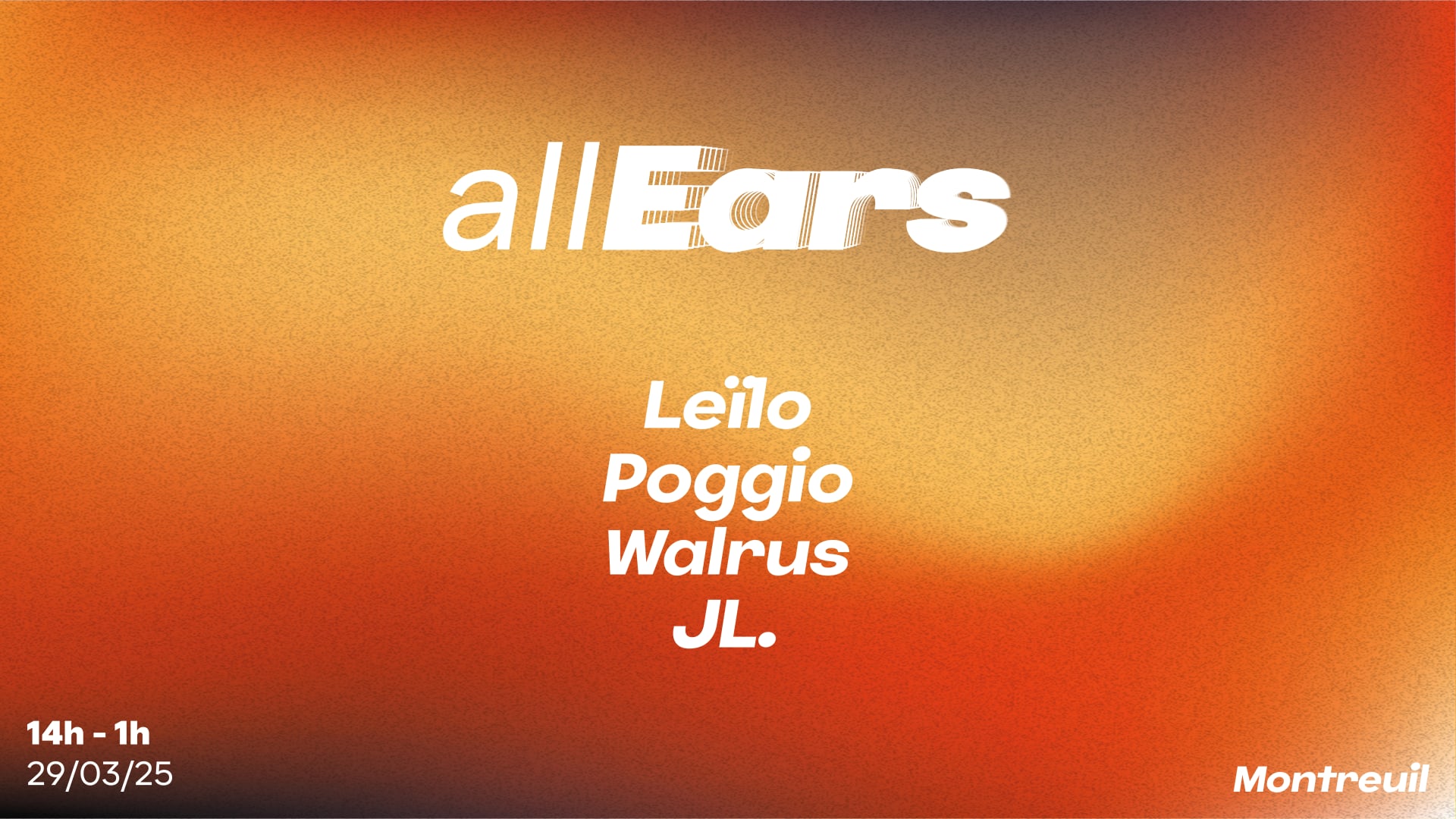 All Ears On Leïlo, Poggio, Walrus, Jl.