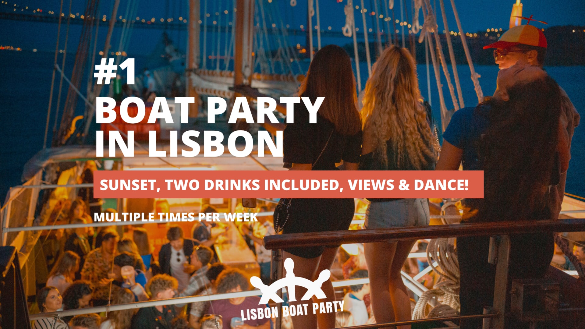 Lisbon Boat Party 11 October