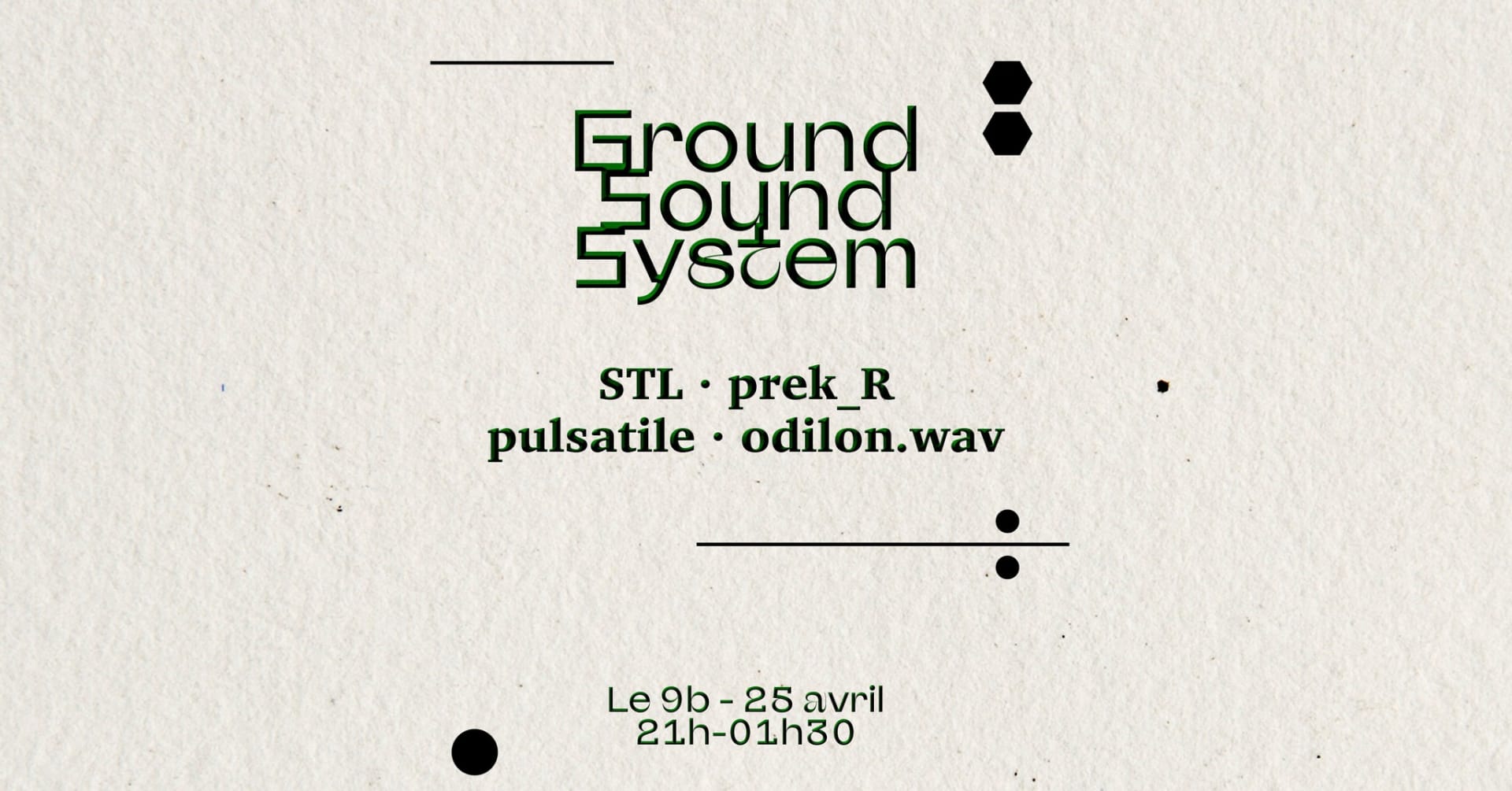 Ground Sound System @Le 9b