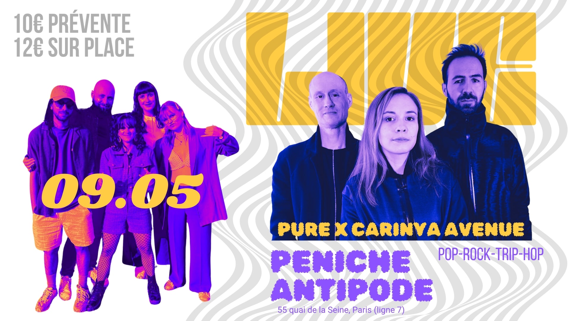 Pure X Carinya Avenue À La Péniche Antipode
