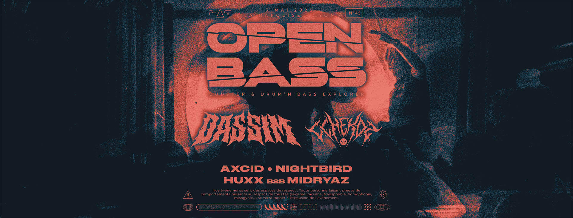 Open Bass #45 W/ Dassim, Cchekoz & More