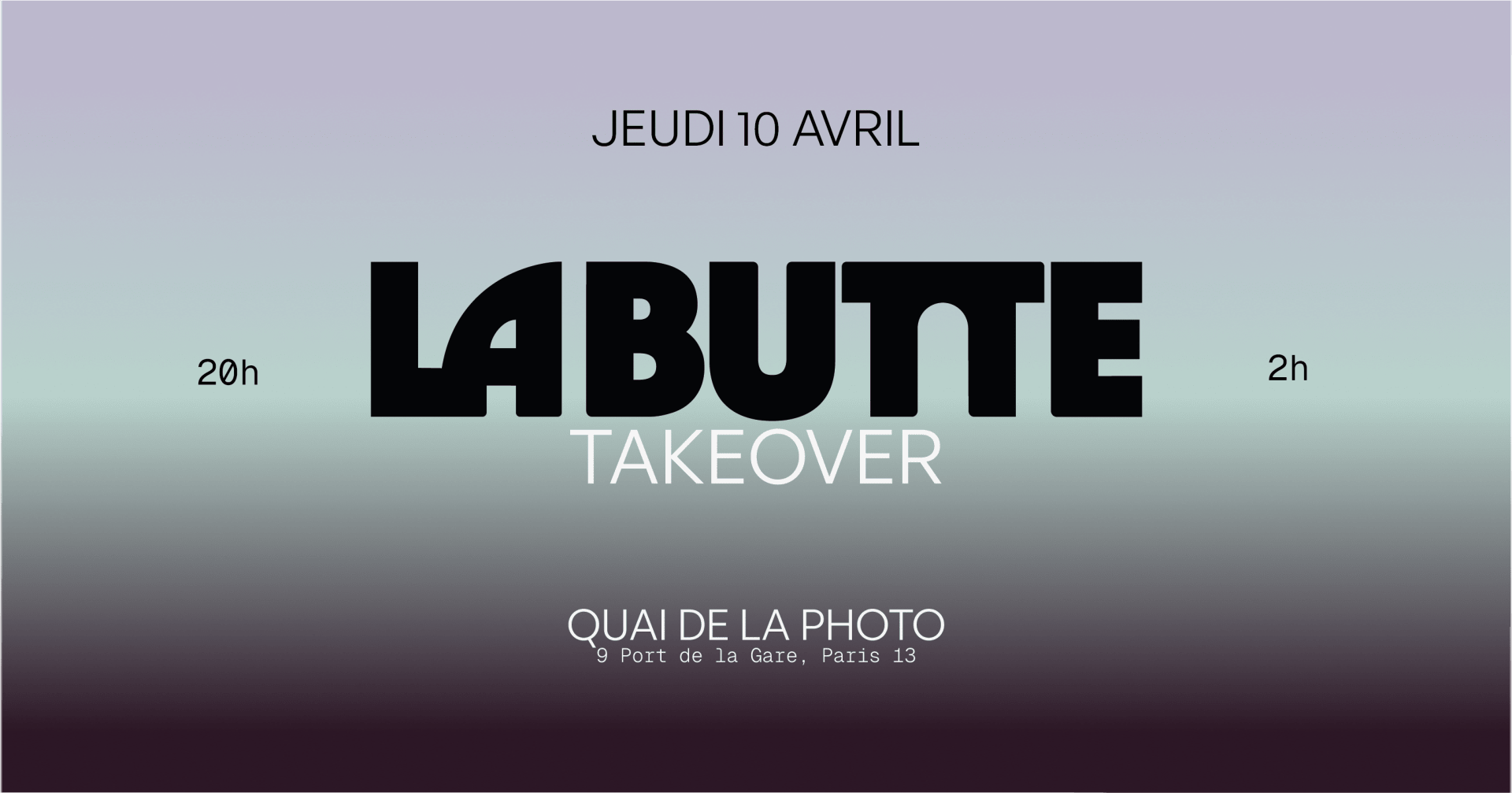 La Butte Takeover - 10.04 - Quai De La Photo