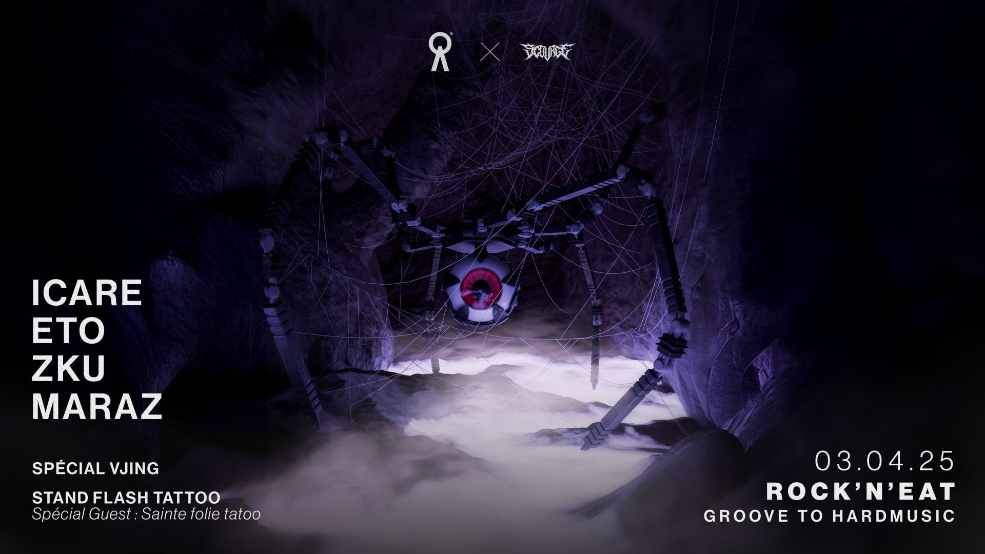 Oracle X Scourge : Groove To Hard Music W/ Zku, Icare & More