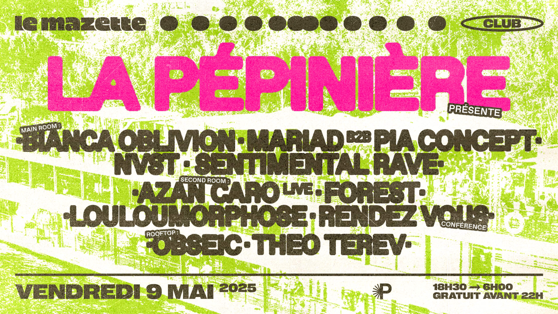 La Pépinière : Bianca Oblivion, Sentimental Rave, Nvst