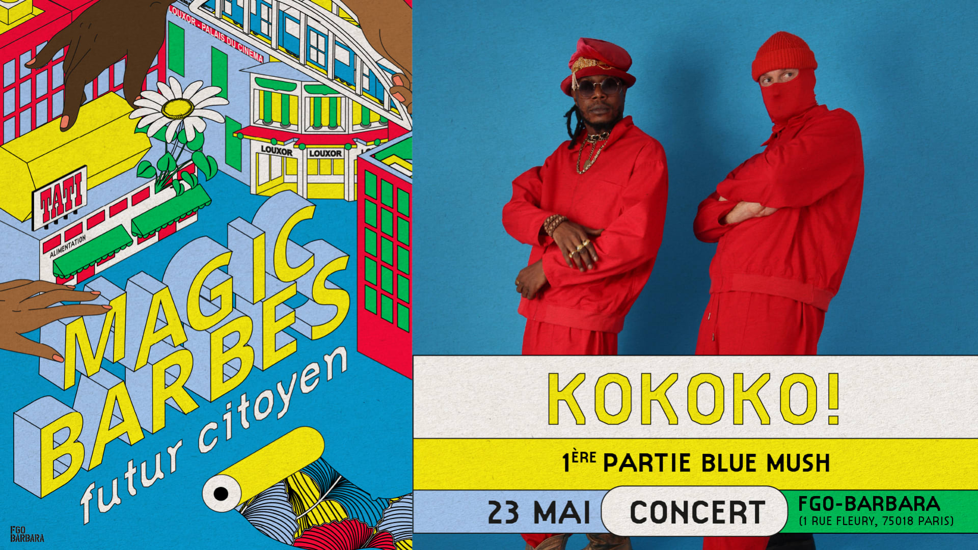 Kokoko! + Blue Mush // Magic Barbès