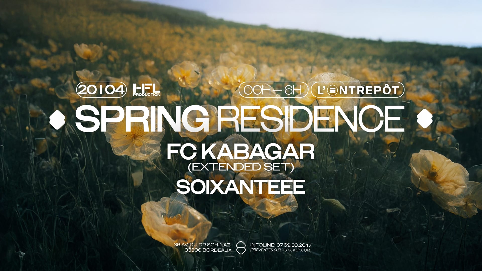 Spring Residence  W/ Fc Kabagar / Soixanteee
