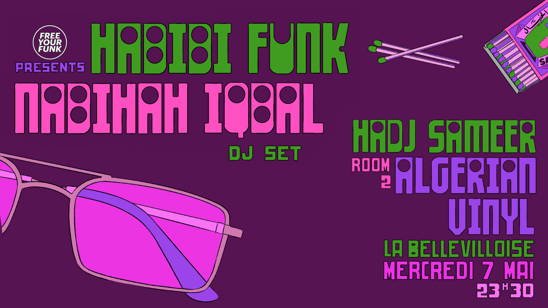 Free Your Funk : Habibi Funk, Nabihah Iqbal & Friends