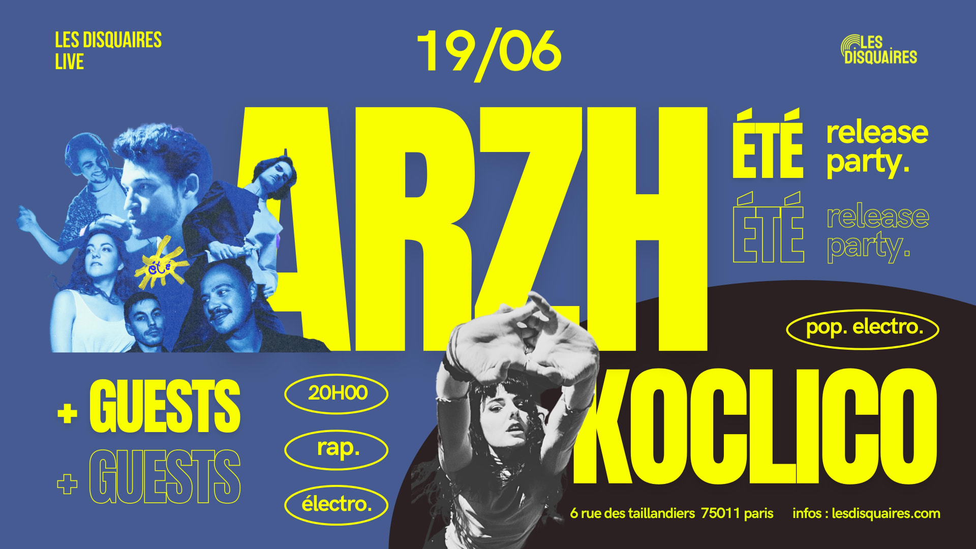 "Été" Release Party X Arzh & Guests + Koclico