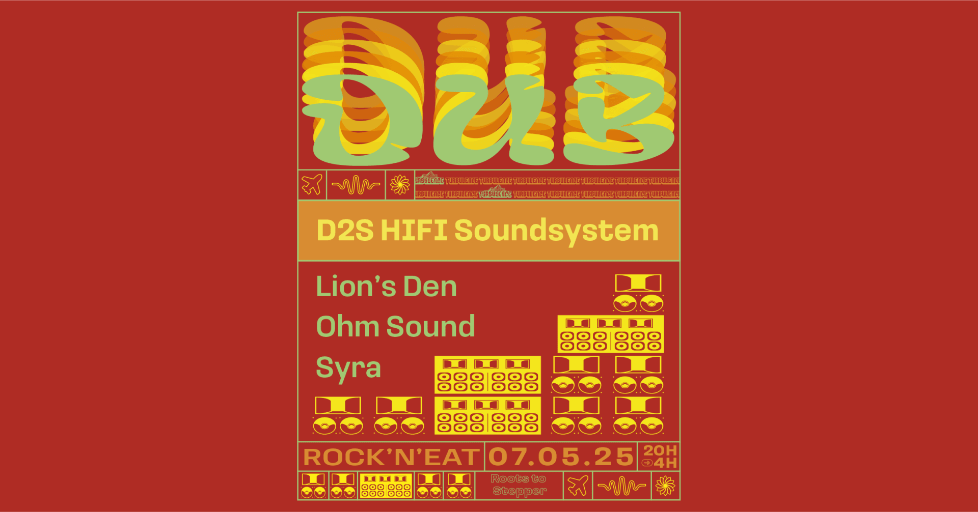 Dub - D2s Hifi Soundsystem, Lion’S Den, Ohm Sound, Syra