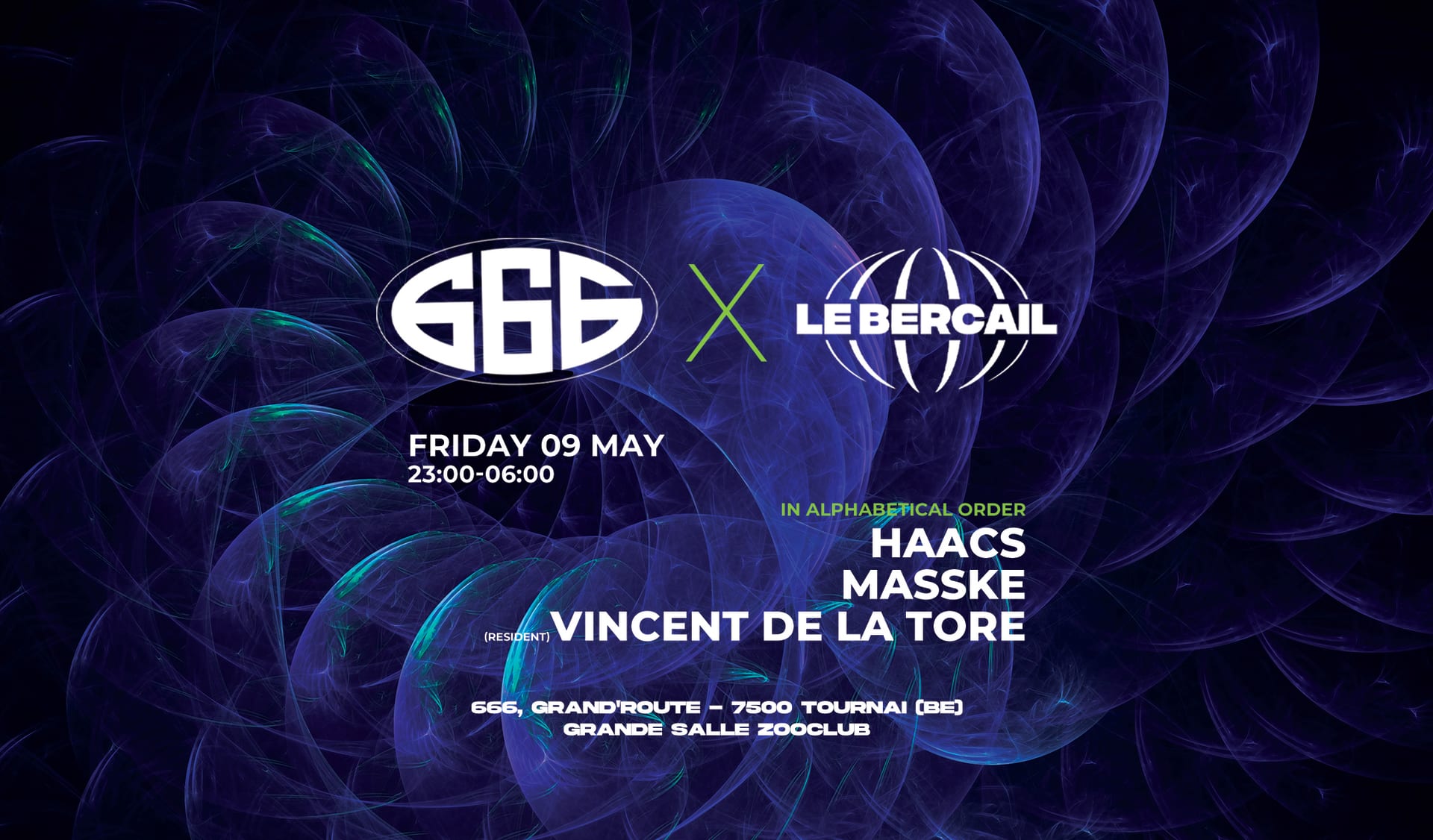 666 X Bercail Collectif, Vendredi 09 Mai 2025