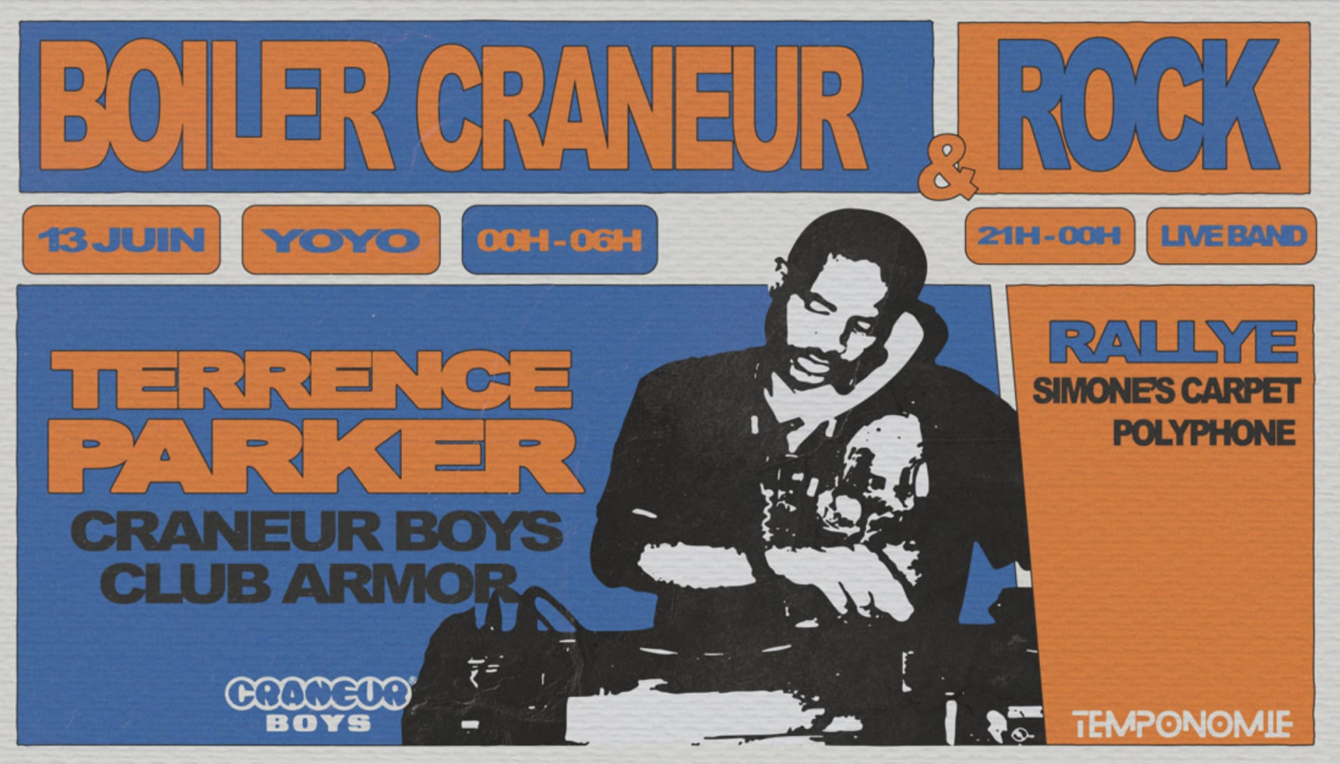 Boiler : Terrence Parker, Club Armor By Craneur & Temponomie