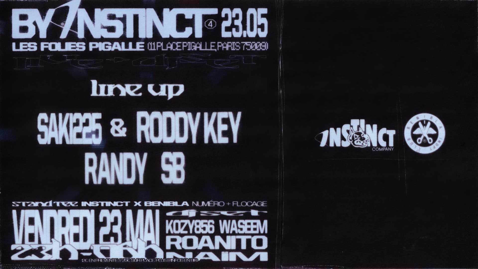 By Instinct X Les Folies Pigalle - Vendredi 23 Mai