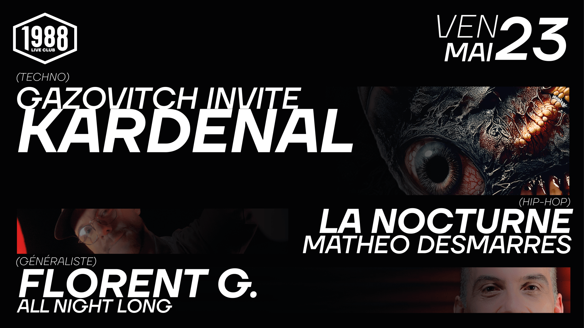Gazovitch Invite Kardenal - La Nocturne -  Florent G.