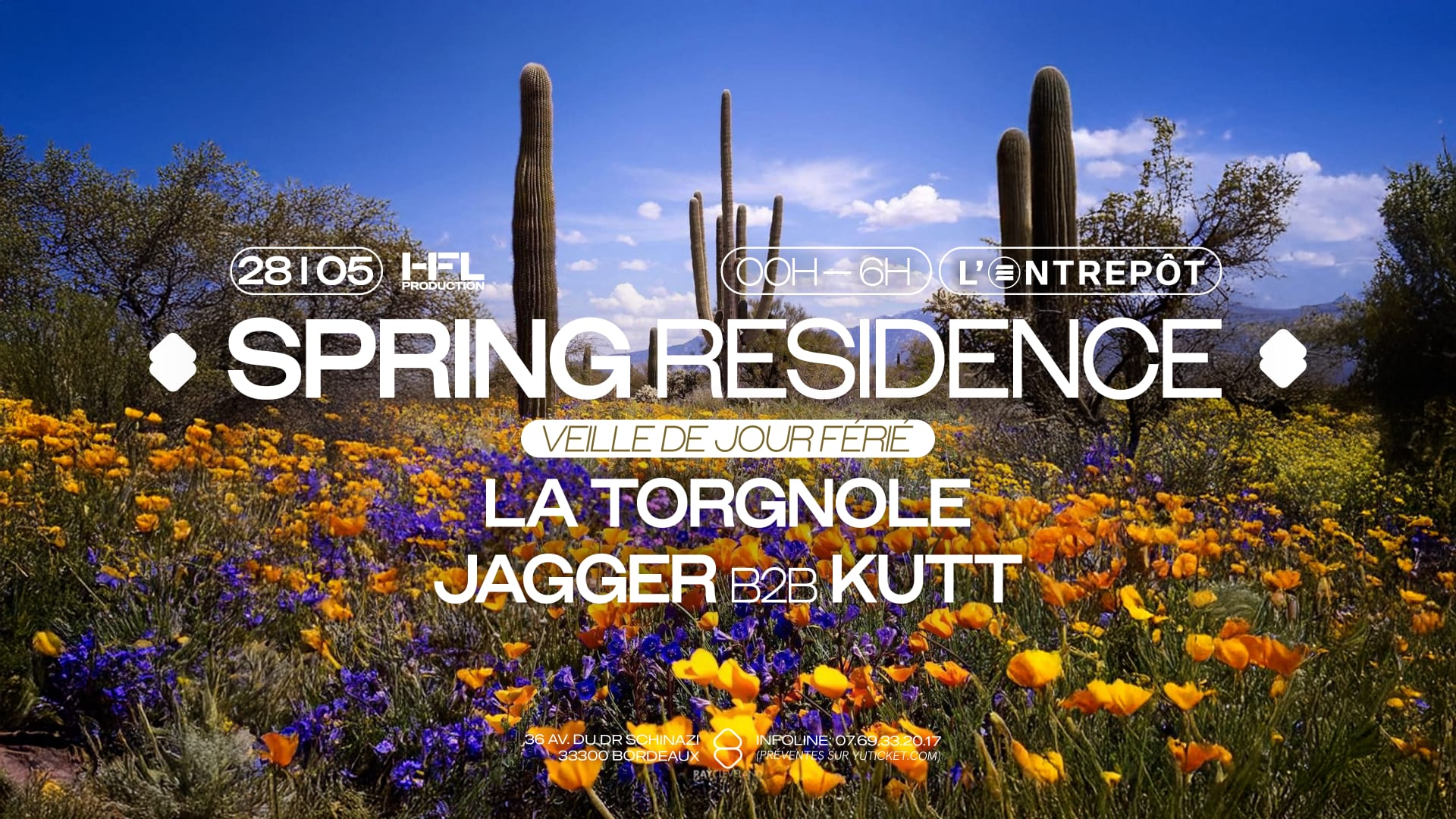 Spring Residence W/ La Torgnole / Jagger B2b Kutt