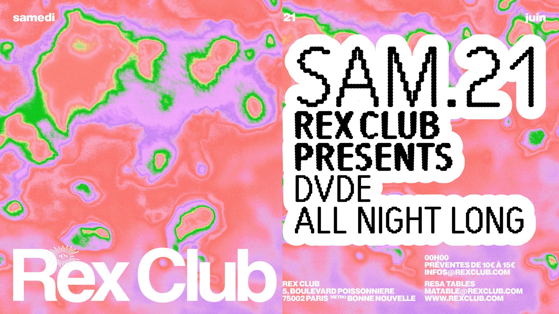 Rex Club Presents: Dvde All Night Long