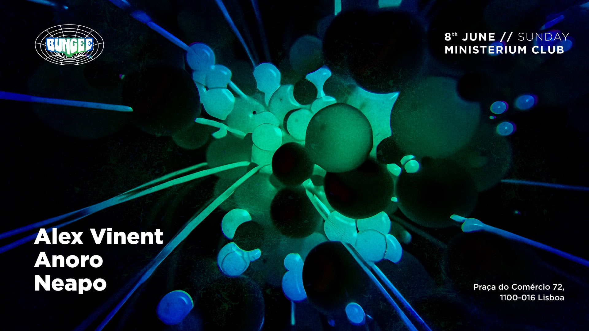 Alex Vinent • Neapo • Anoro | Sunday 8 Jun •Ministerium Club