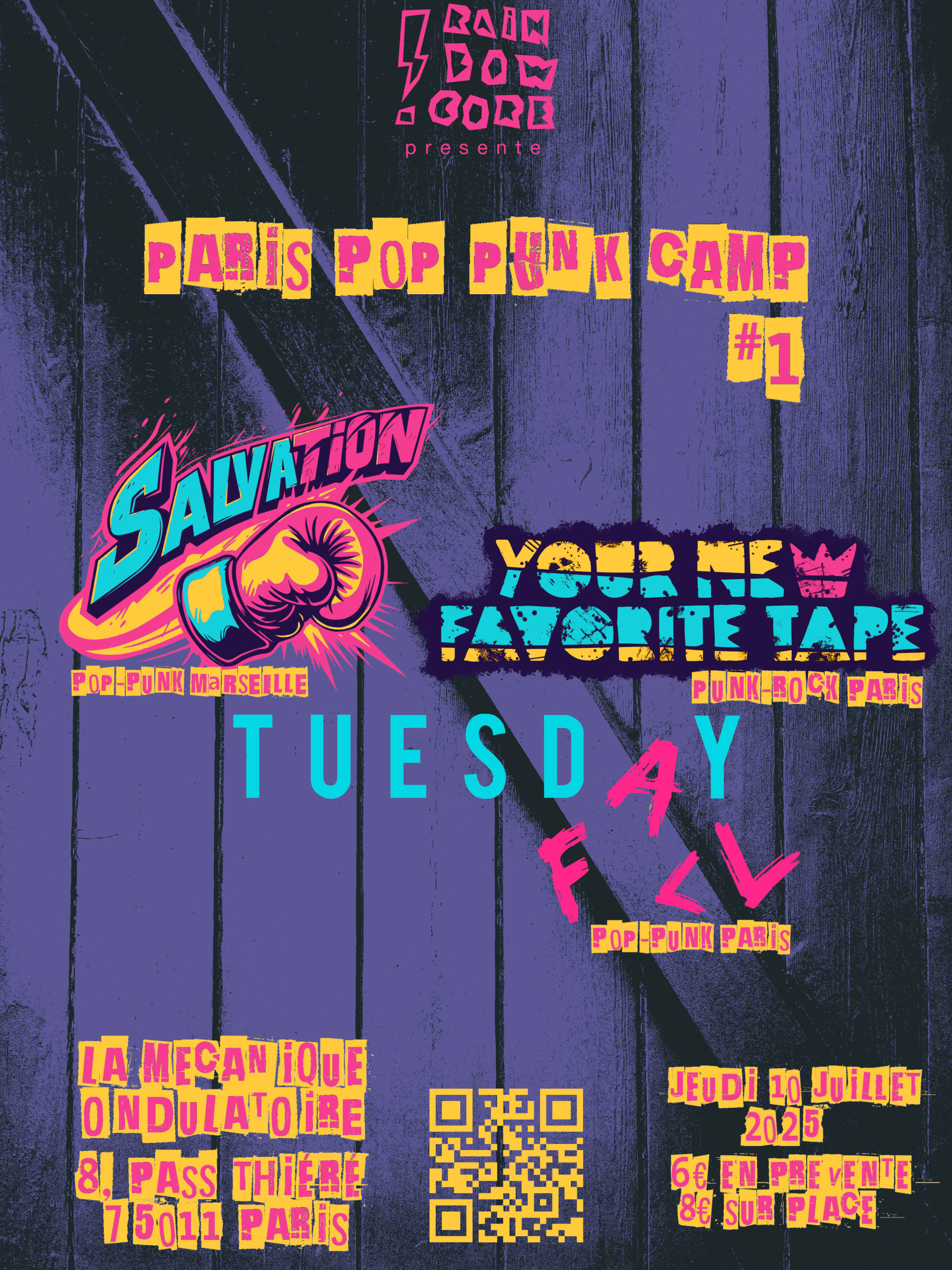Paris Pop Punk Camp 2025 - Salvation / Ynft / Tuesday Fall
