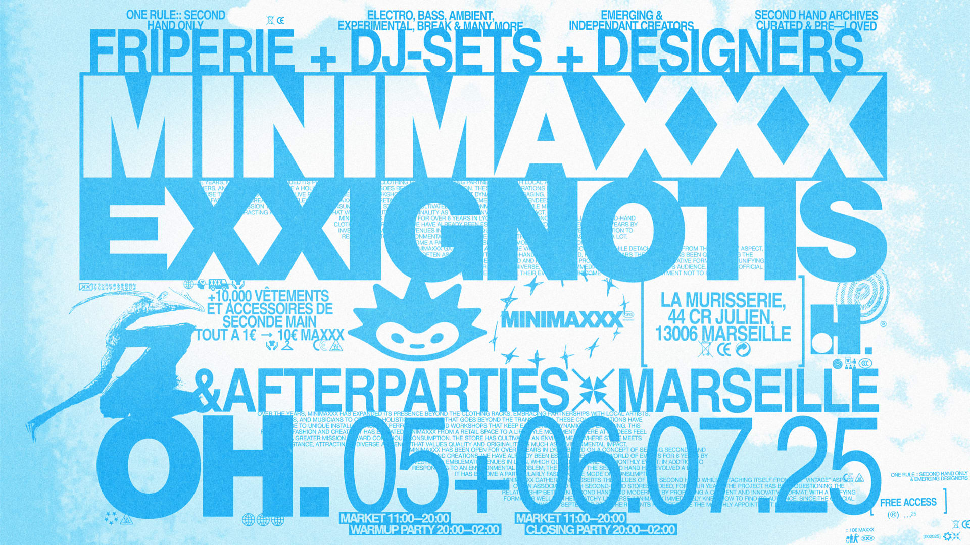 [Marseille] Friperie + Dj-Sets + Designers