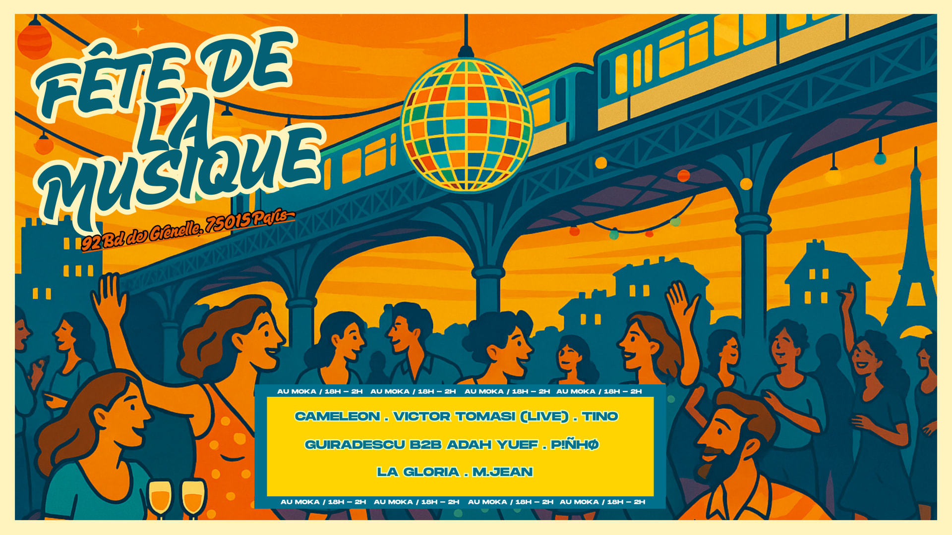 Dupleix Fête La Musique - Open Air - Paris 15 - 21/06/25