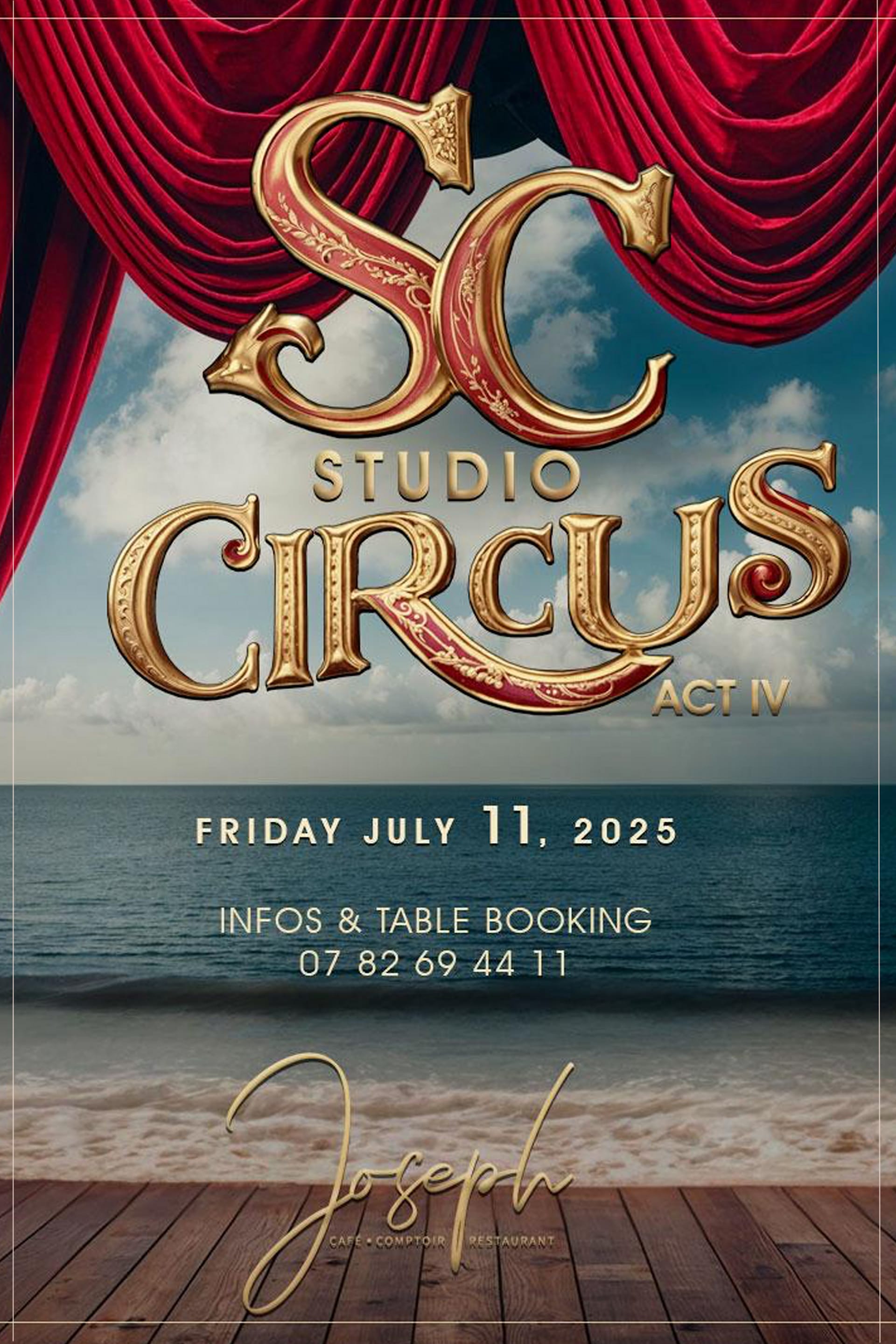 Studio Circus - Vendredi 11 Juillet - Joseph Cap 3000