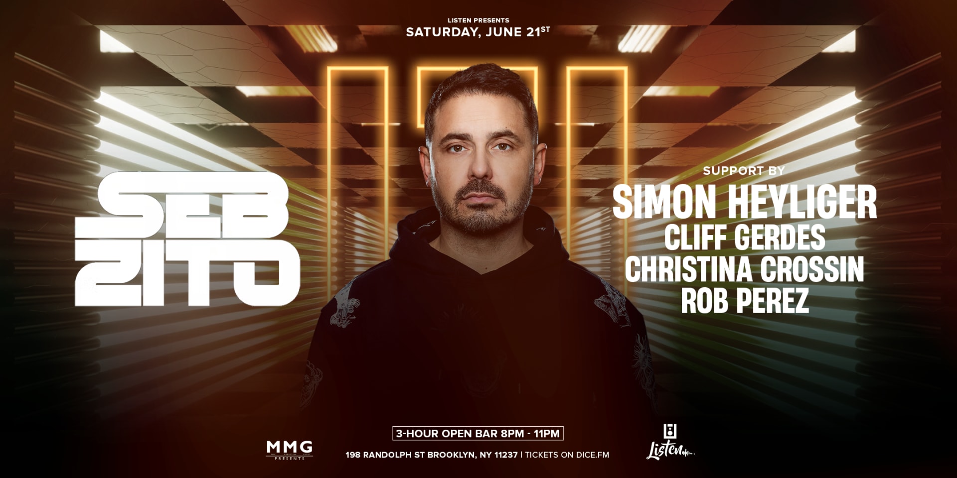 Sebzito Simon Heyliger & More Factory X Listen 10pm Party