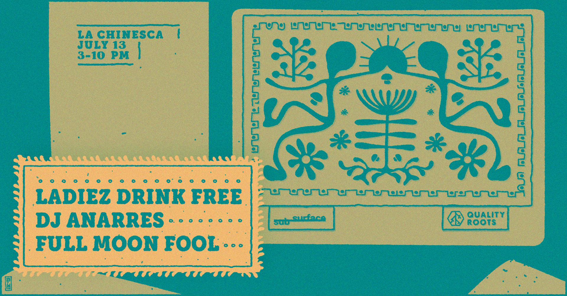 Subsummer: Ladiez Drink Free, Dj Anarres, Full Moon Fool