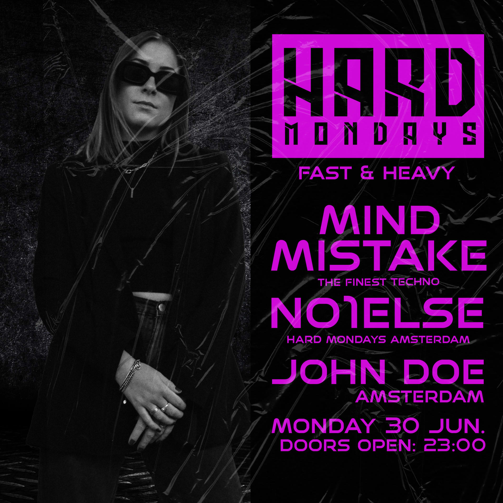 Hard Mondays Amsterdam-Hard Techno Night W/ Mindmistake W27