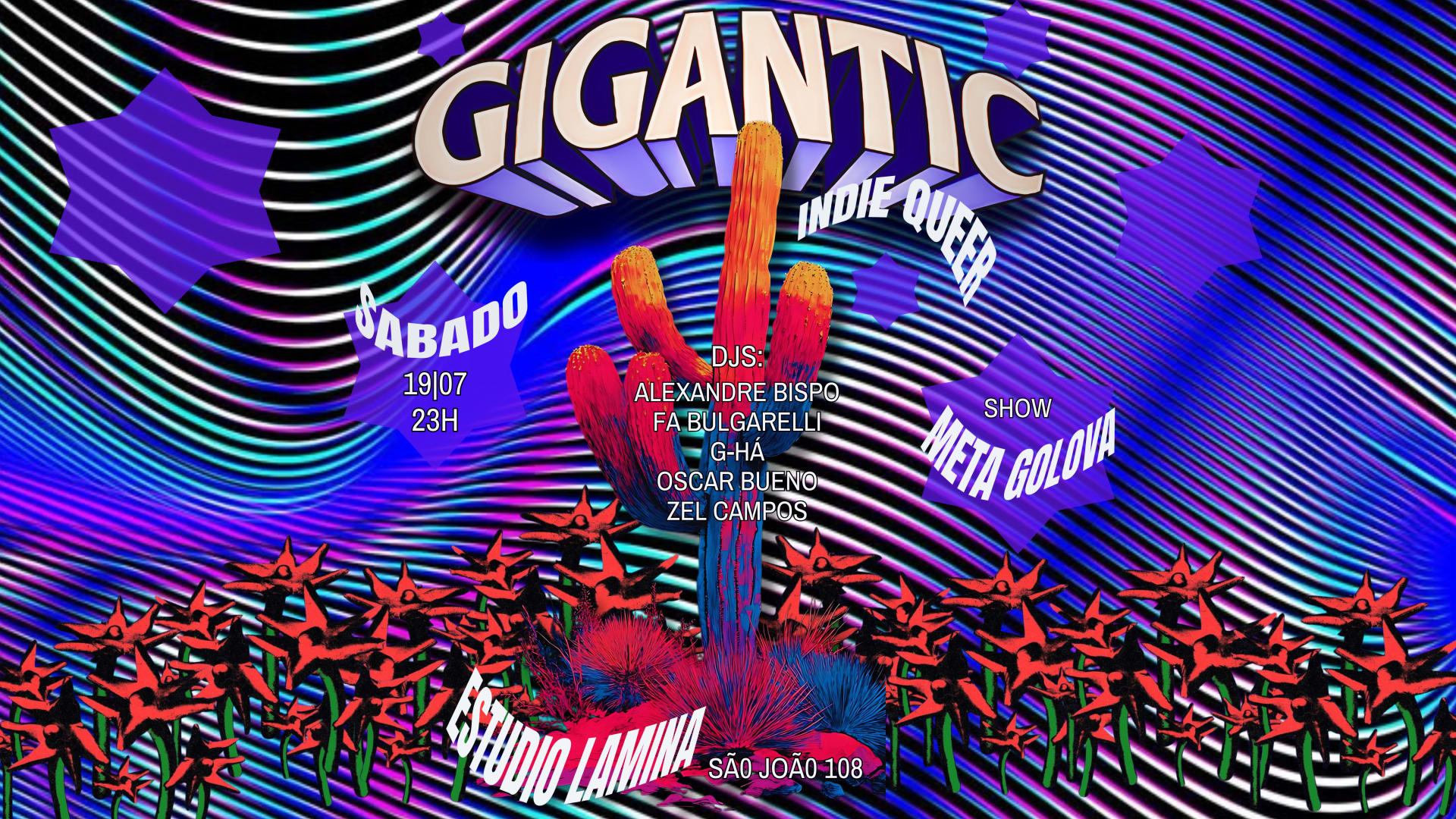 Gigantic No Estudio Lâmina Show Meta Golova