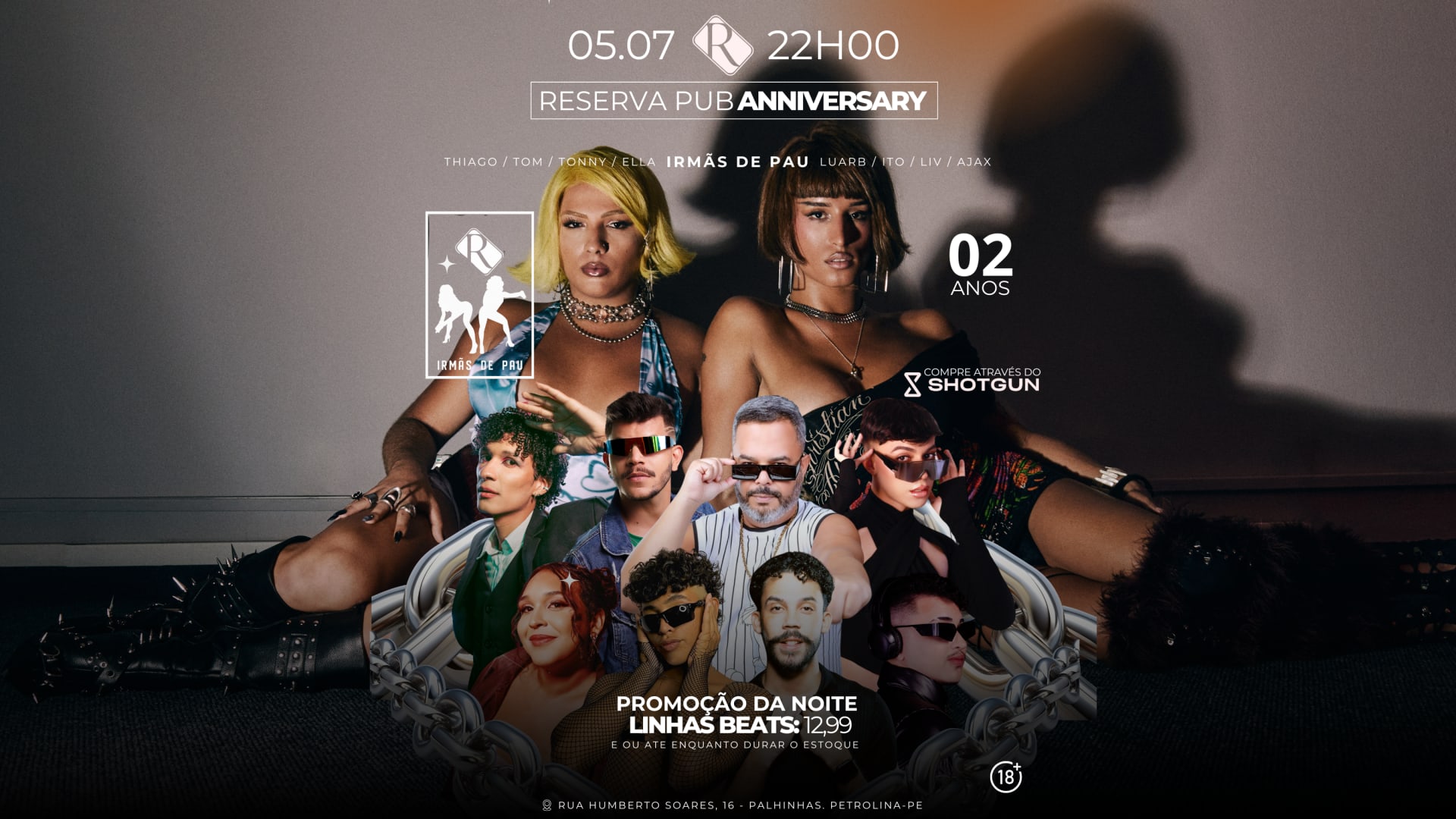 Reserva Anniversary Com Irmãs De Pau