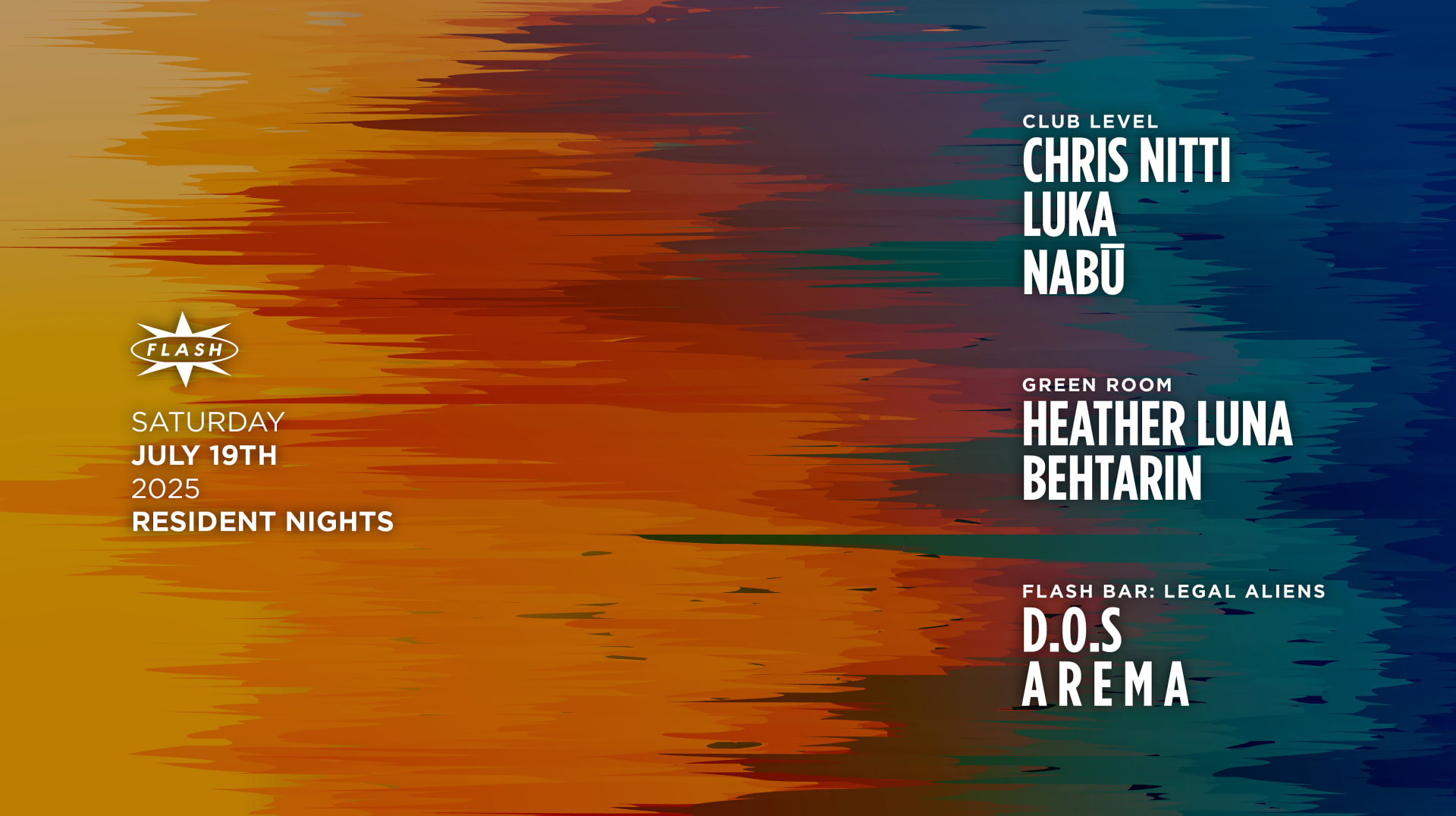 Resident Nights: Chris Nitti - Luka - Nabu