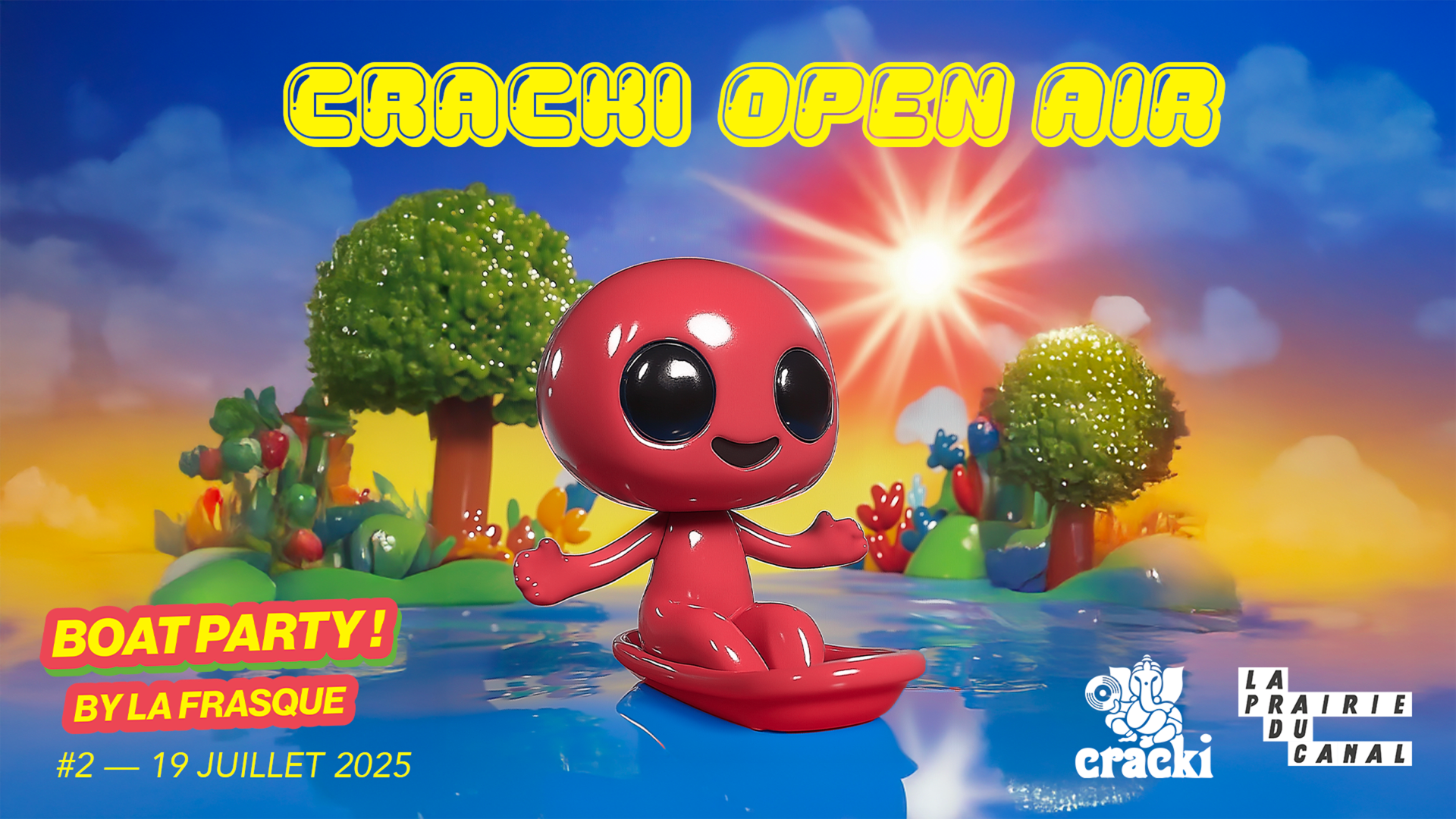 Open Air Et Boat Party ~ Cracki Records & Prairie Du Canal