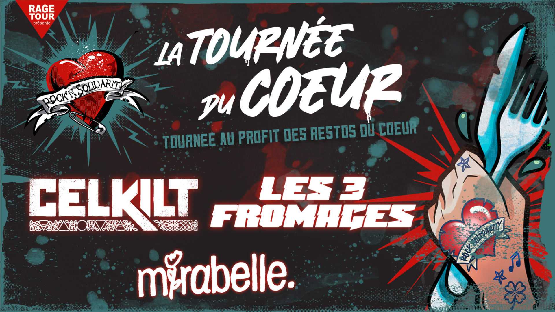 Tournée Du Coeur - Celkilt + 3 Fromages + Mirabelle