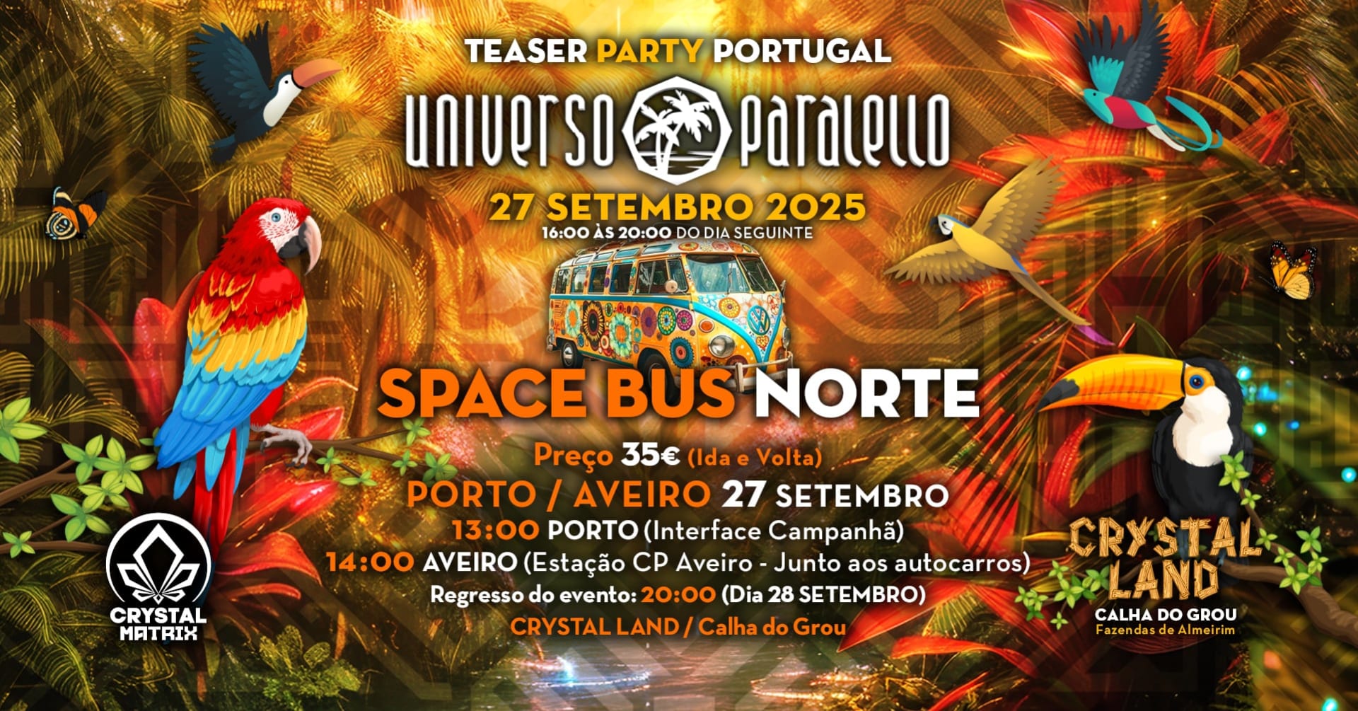 Bus Porto/Aveiro Universo Paralello