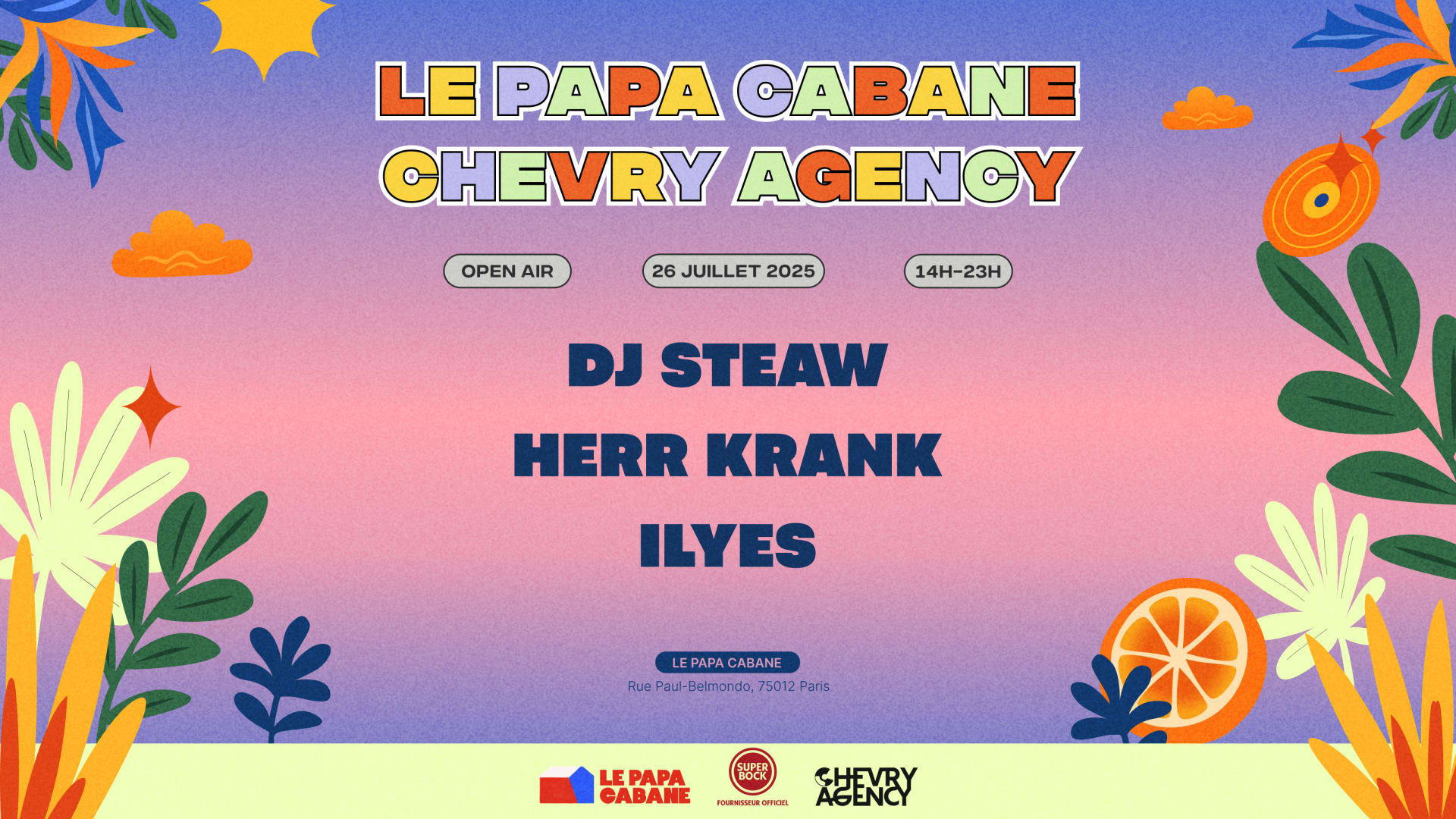 Chevry Showcase X Papa Cabane : Dj Steaw, Herr Krank, Ilyes
