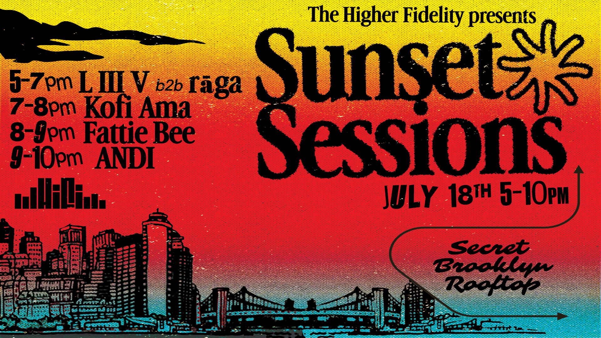 The Hifi Presents Sunset Sessions