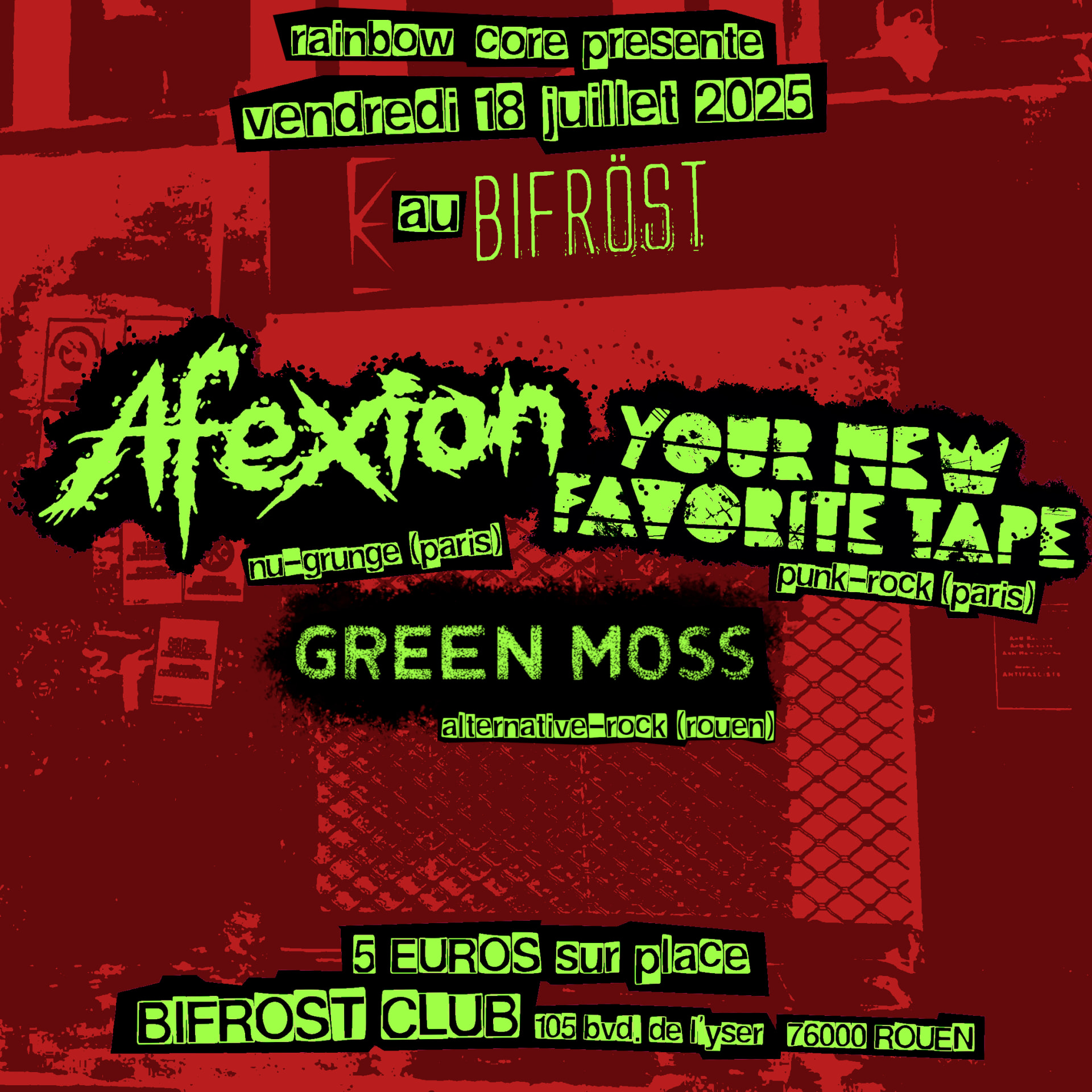 Afexion X Your New Favorite Tape X Green Moss