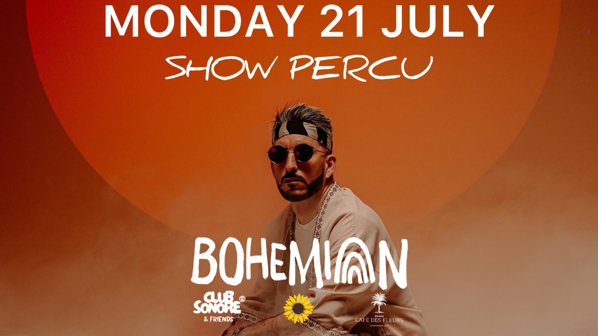 Club Sonore  X Café Des Fleurs X Guest Bohemian Show Percu