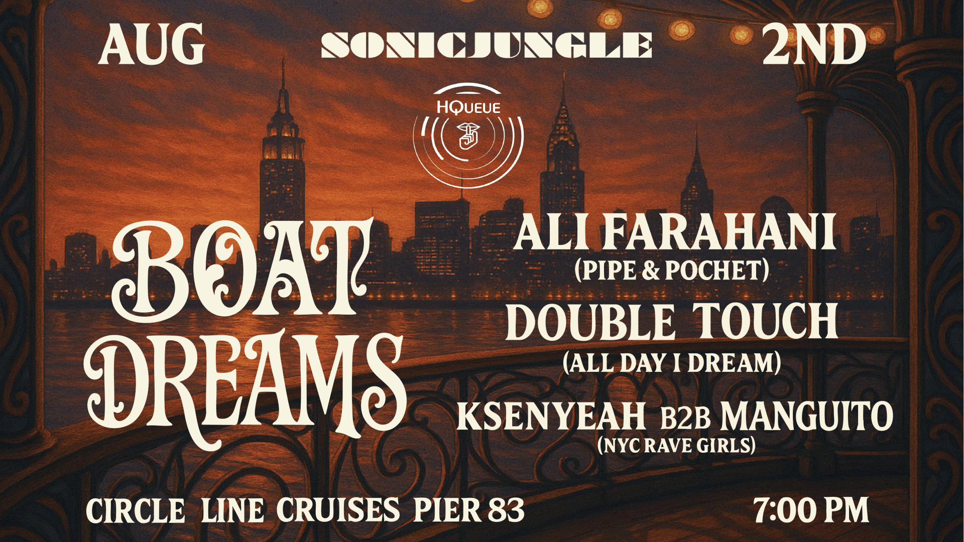 Hqueue X Sonic Jungle Present: Boat Dreams