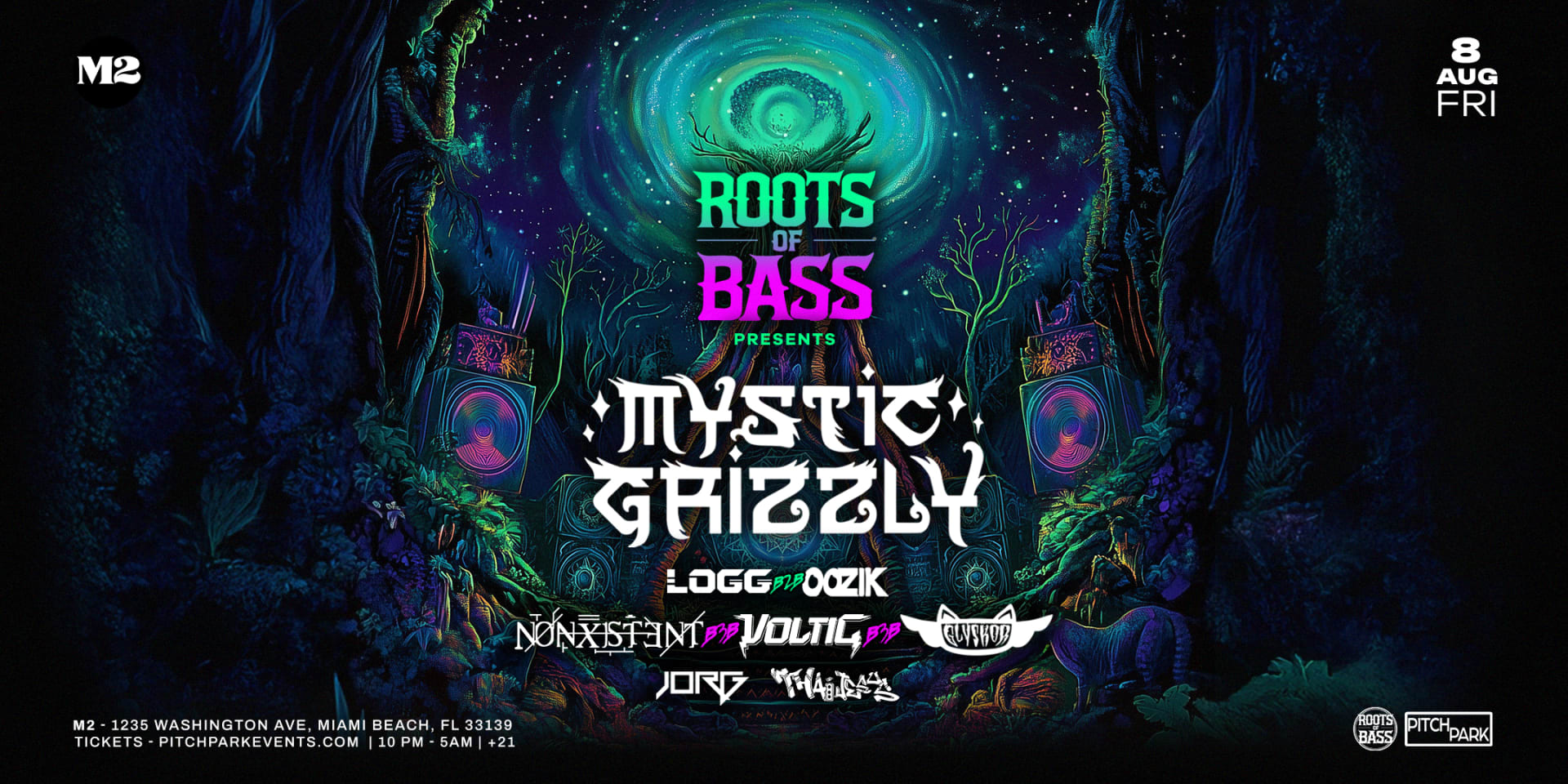 Roots Of Bass At M2: Mystic Grizzly