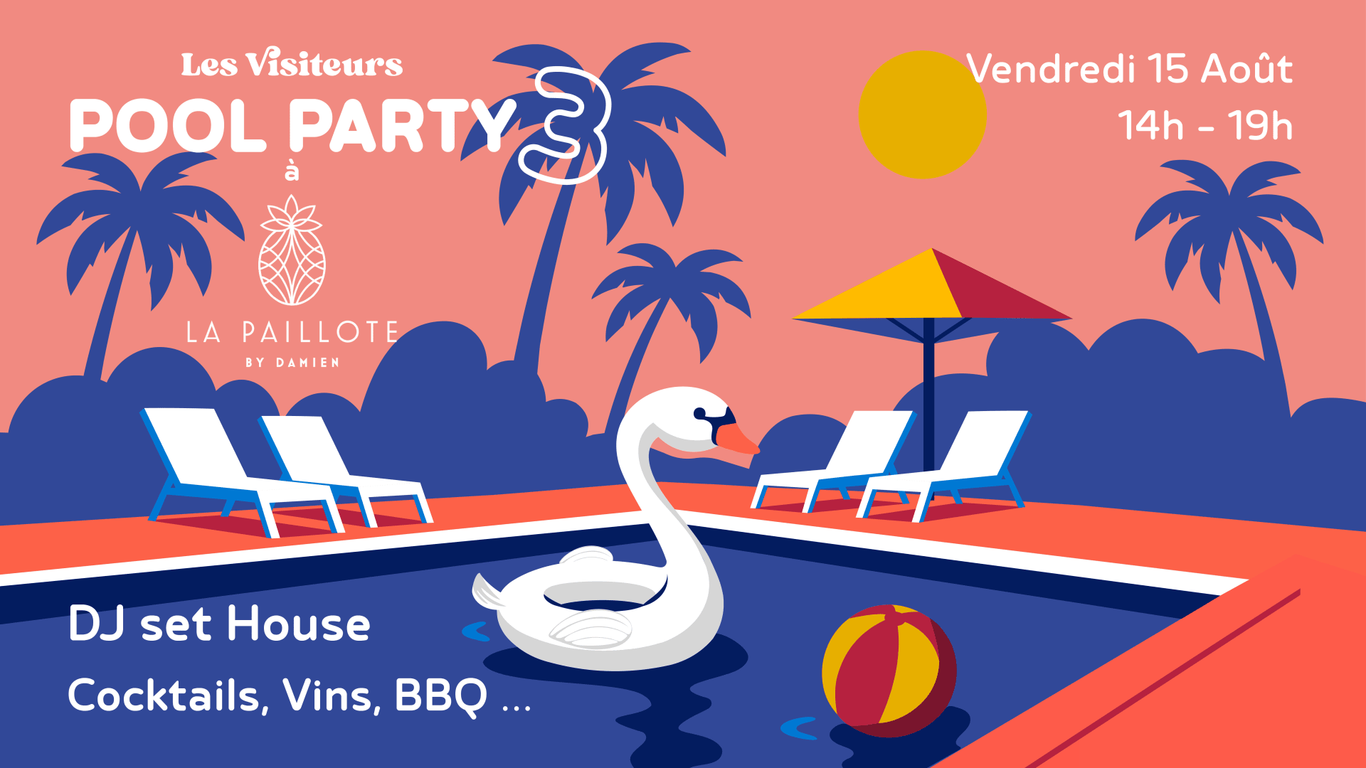 Pool Party À Aix-En-Provence Le 15 Août