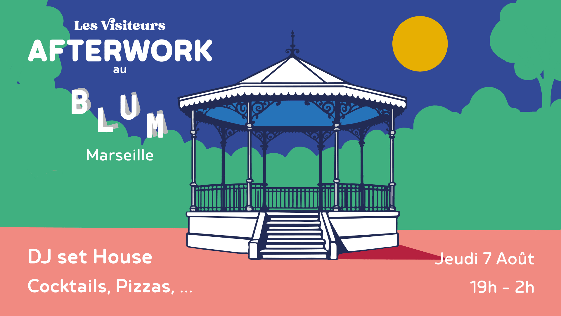 Les Visiteurs À Marseille - Afterwork Au Blum