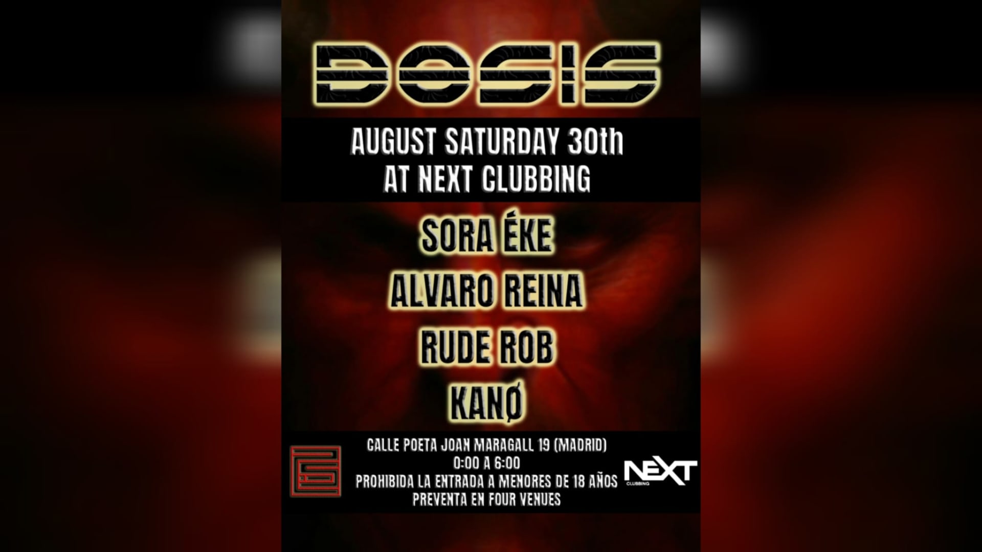 Dosis With: Sora Éke / Alvaro Reina / Rude Rob / Kanø