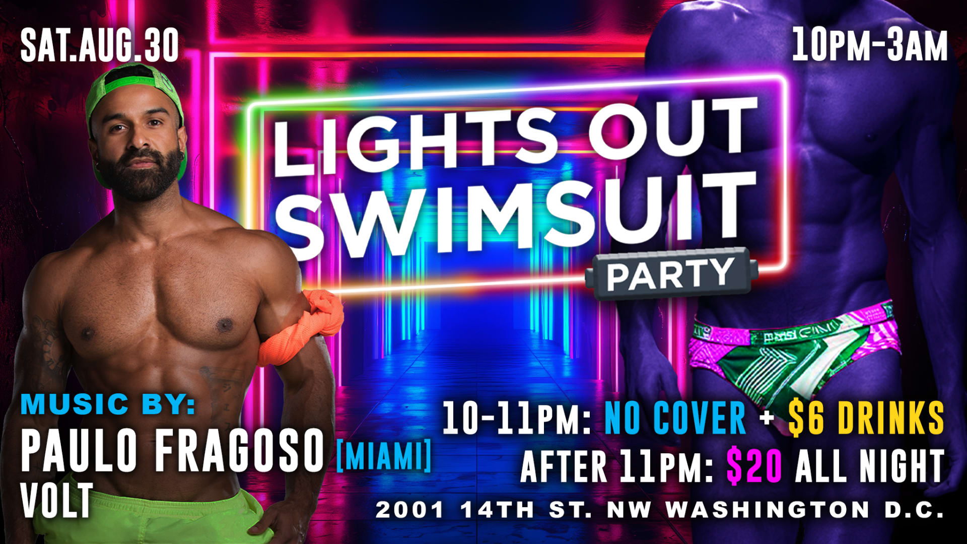 Lights Out Swimsuit Party With Paulo Fragoso