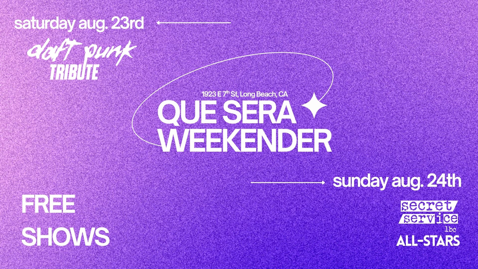 Happy Sundays After Party - Que Sera 2 Nights