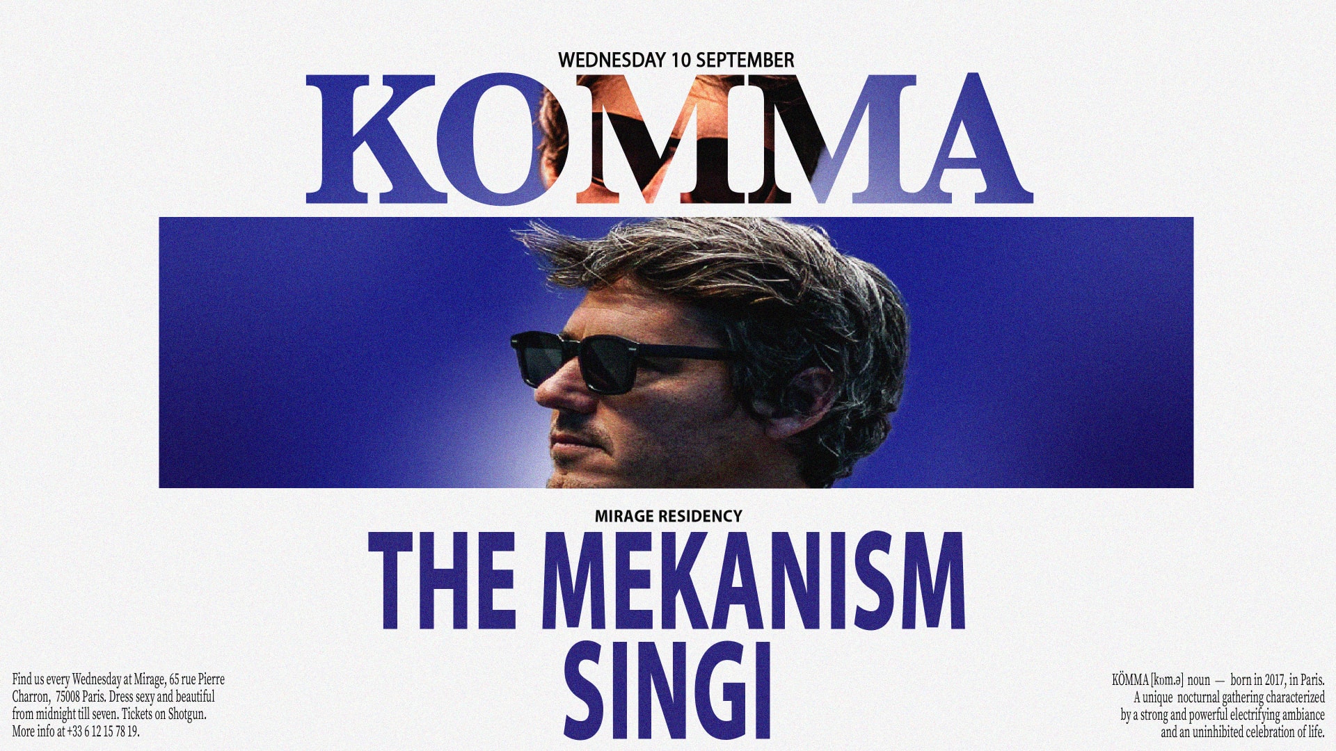Kömma Opening - Mirage: The Mekanism, Singi