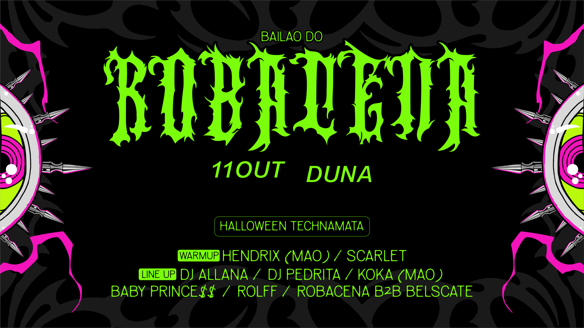 Bailão Do Robacena - Halloween Technamata