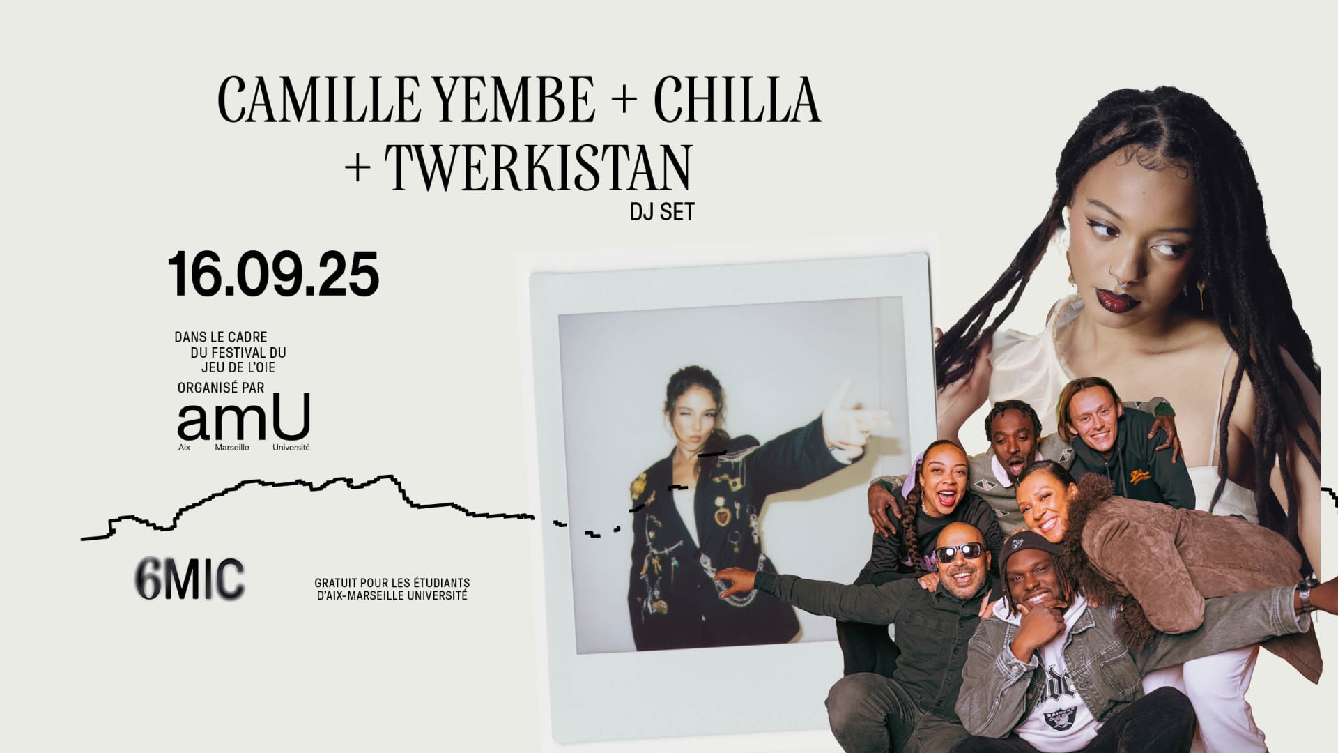 Chilla + Twerkistan + Camille Yembe
