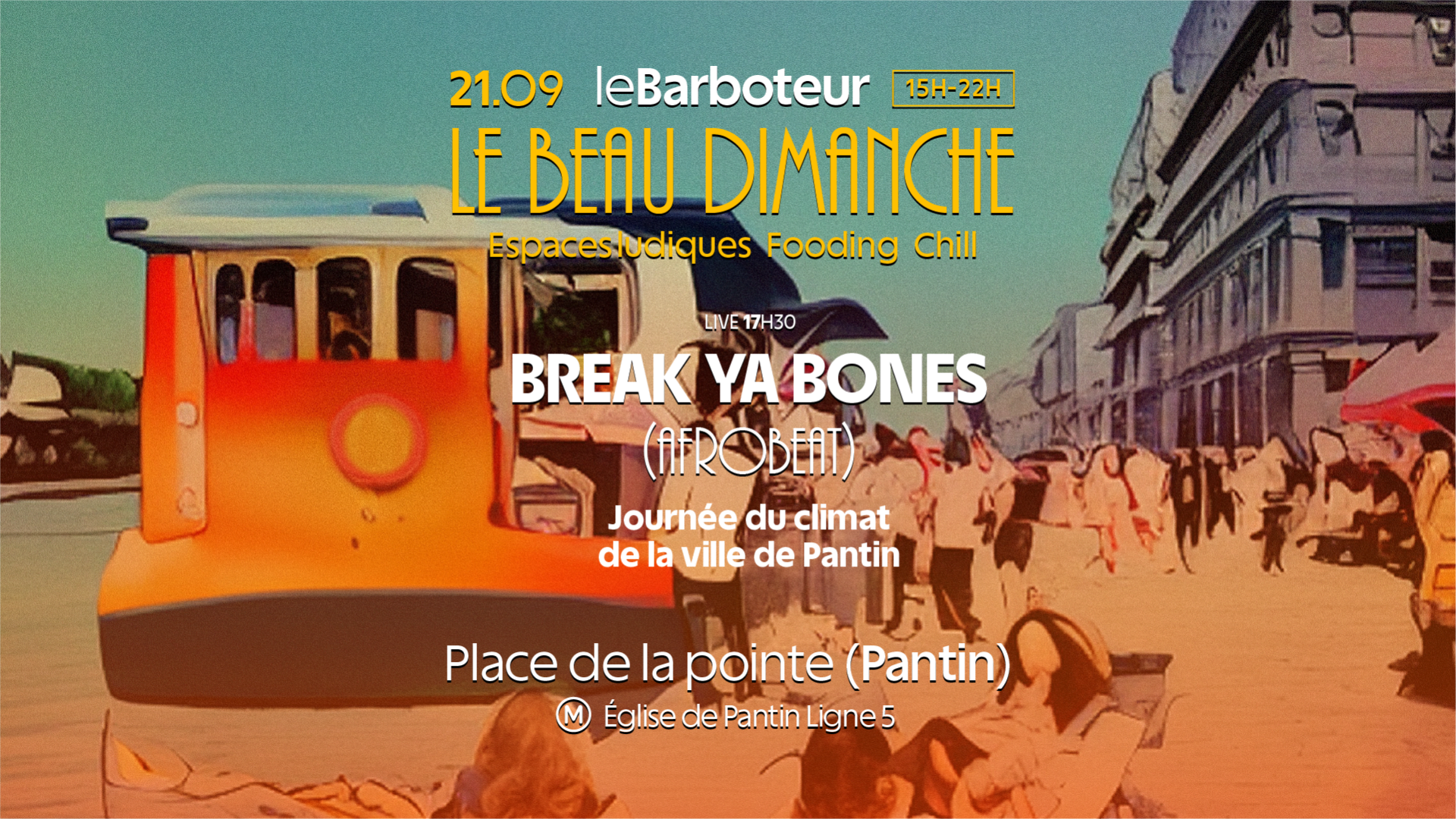 Beau Dimanche : Break Ya Bones (Live)