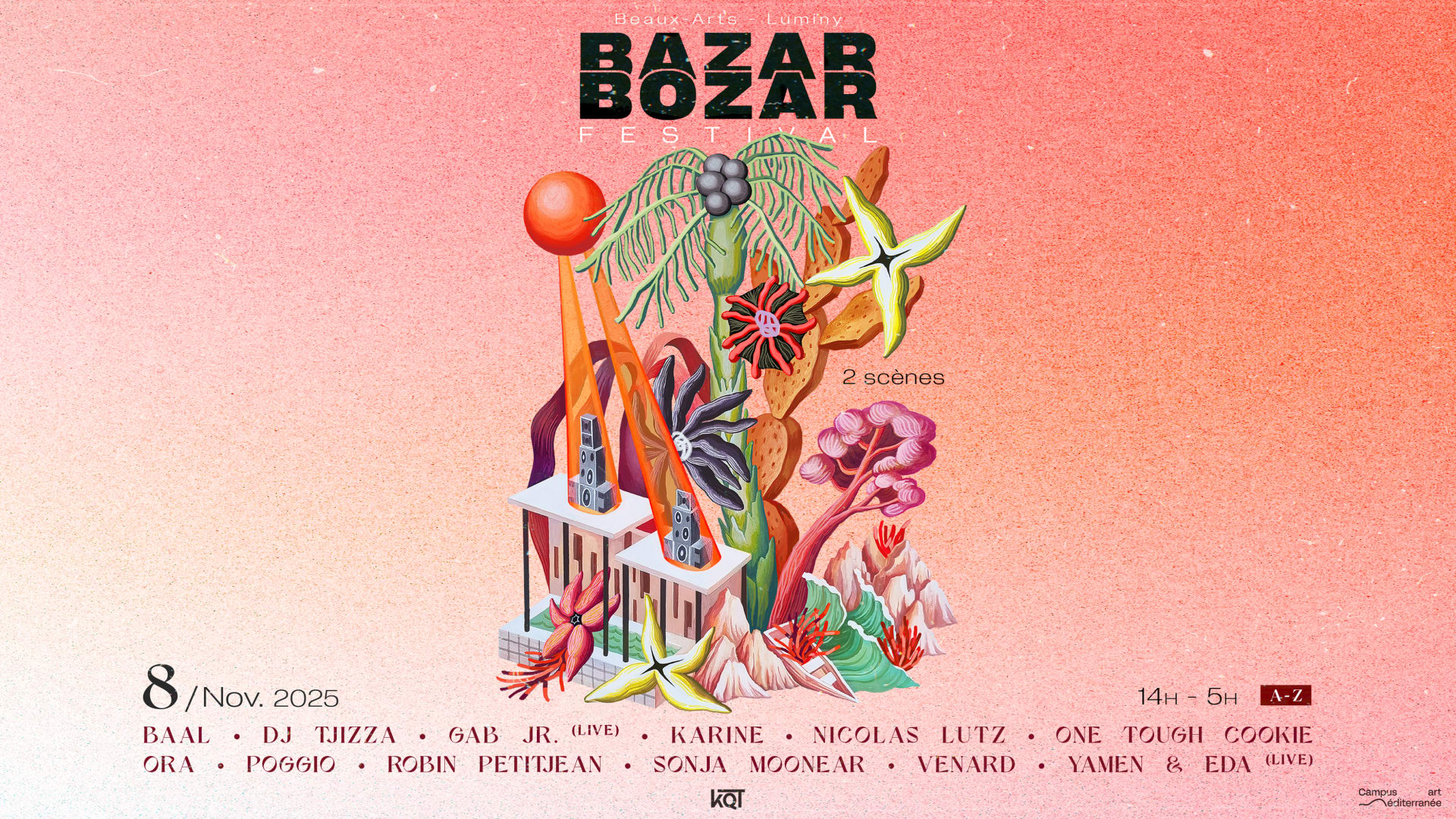 Bazar Bozar Festival • 08/11/25 • Marseille Luminy