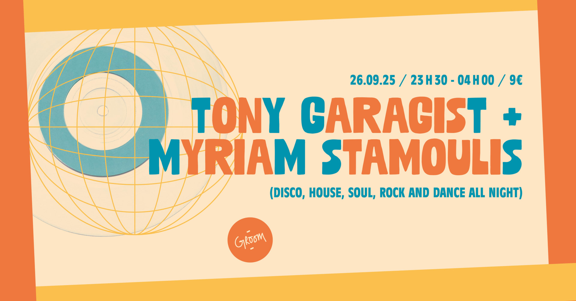 Tony Garagist + Myriam Stamoulis : Disco, House
